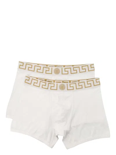 VERSACE VERSACE GRECA COTTON BOXERS - BIPACK