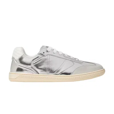 Pre-owned Versace Greca Court Sneaker 'silver' | Men's Size 44