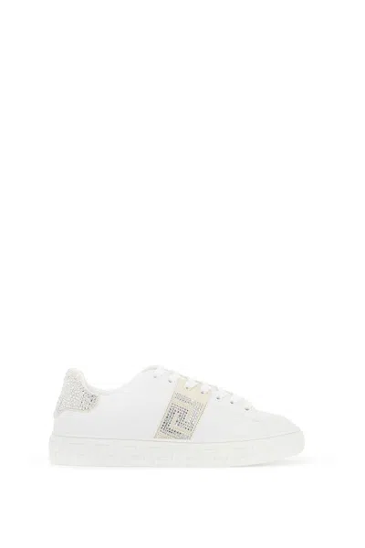 VERSACE VERSACE "GRECA CRYSTAL SNEAKERS