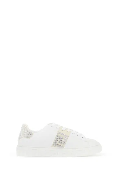 VERSACE GRECA CRYSTAL SNEAKERS