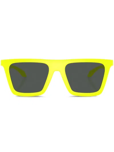 VERSACE 希腊回纹图案细节方框太阳眼镜