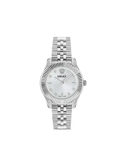 Versace Greca Diamond 30mm In Red