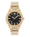 Versace Greca Dome Bracelet Strap In Gold