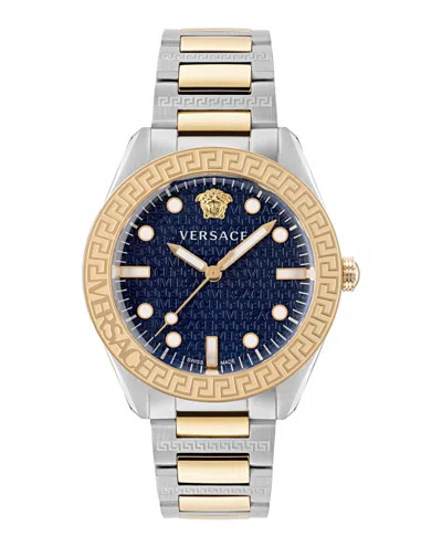 Versace Greca Dome Bracelet Strap In Gold