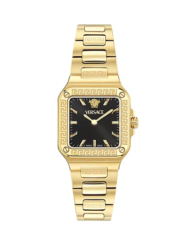 Versace Greca Edge Watch, 30mm In Gold