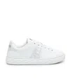 Versace 'greca Crystal Sneakers In White