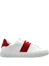 Versace Greca Embellished Sneakers In White