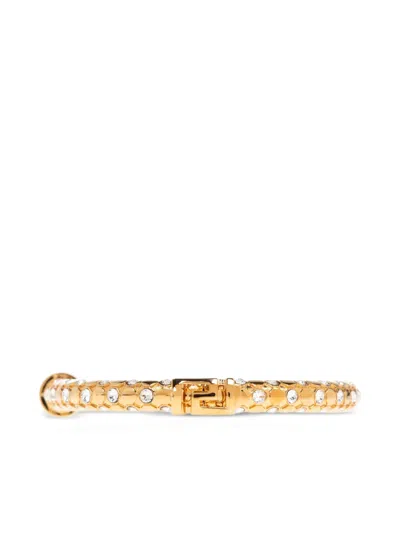 Versace Greca-engraved Bracelet In Gold