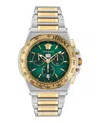 Versace Greca Extreme Chrono Bracelet Watch In Multi