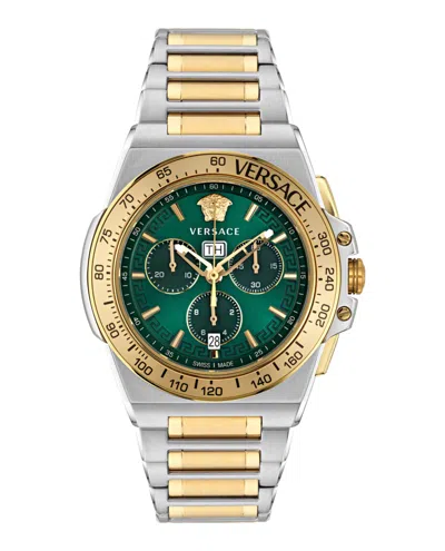 Versace Greca Extreme Chrono Bracelet Watch In Multi