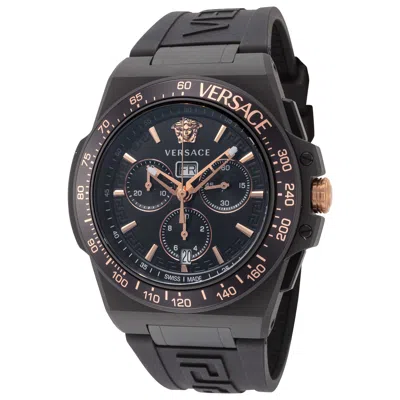 Versace Greca Extreme Men's Watch In Black