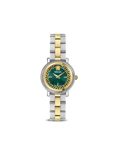 Versace Greca Flourish 28mm In Green