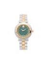 Versace Greca Flourish 35mm In Green