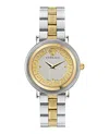 Versace Greca Flourish Bracelet Watch In Metallic
