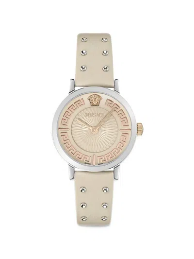 Versace Greca Fortuna 35mm Watch In Multi