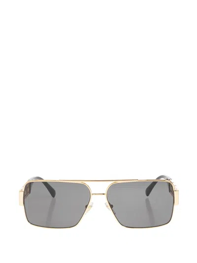 Versace Greca Geometric-frame Sunglasses