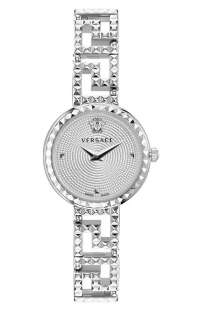 VERSACE VERSACE GRECA GODDESS BRACELET WATCH, 28MM