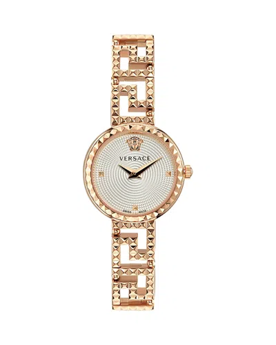 Versace Greca Goddess Bracelet Watch In Gold
