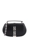Versace Women's Greca Goddess Leather Crossbody Bag In Black