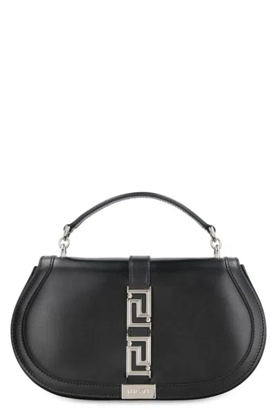 Versace Greca Goddess Leather Crossbody Bag