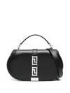 Versace Women's Greca Goddess Leather Crossbody Bag In Black