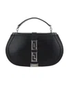 Versace Women's Greca Goddess Leather Crossbody Bag In Black