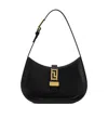 Versace Greek Hobo Bag In Black