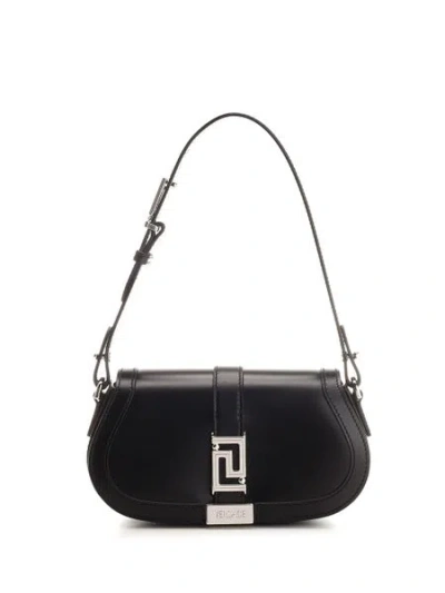 Versace Greca Goddess Mini Leather Shoulder Bag