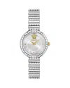 Versace Greca Goddess Petite Watch, 28mm In Silver