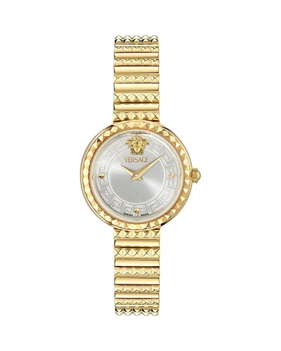 Versace Greca Goddess Petite Watch, 28mm In Gold