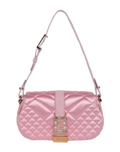Versace Mini Greca Goddess Shoulder Bag In Pink