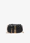 Versace Greca Goddess Shoulder Bag In Black