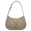 Versace Greca Goddess Small Hobo Bag In Gold