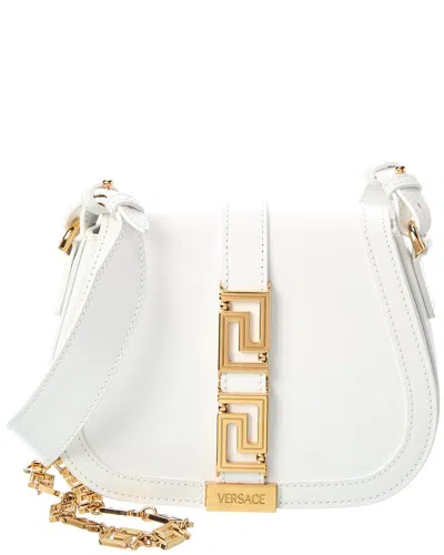 VERSACE GRECA GODDESS SMALL LEATHER SHOULDER BAG