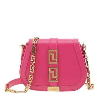 Pre-owned Versace Greca Goddess Small Shoulder Bag - Pink 10071291pk3v