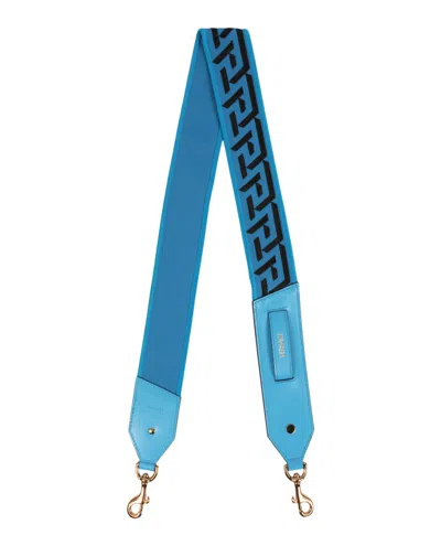 Versace Greca Handbag Strap In Black