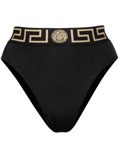 Versace Greca E Medusa Beachwear Black