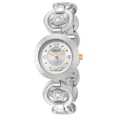 Versace Greca Jewel Women's Watch In Silver