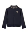 Versace Greca Kids Sweatshirt In Black