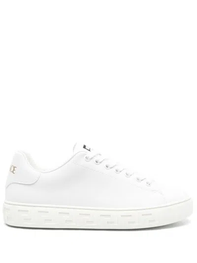 Versace Greca Leather Sneakers
