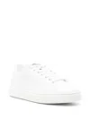 Versace Greca Responsible Faux Leather Sneakers In White