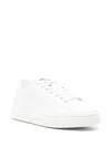 Versace Greca Responsible Faux Leather Sneakers In White