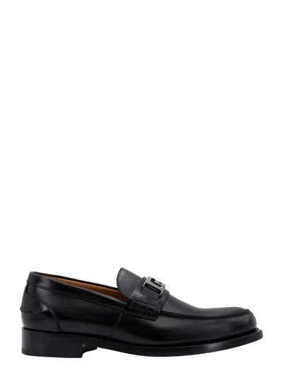Versace Greca Loafer In Black