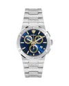 Versace Greca 40mm In Silver