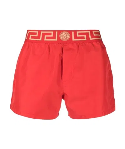 VERSACE GRECA LOGO SWIM SHORTS