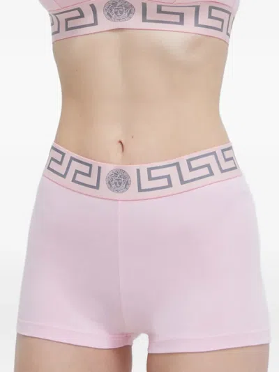 Versace Greca Medusa Briefs In Pink