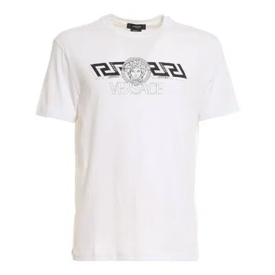 Versace Greca Medusa Logo T-shirt In White
