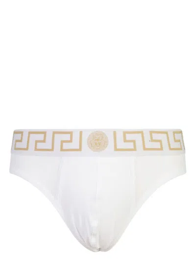 VERSACE GRECA MEDUSA TWO-PIECE BRIEFS SET