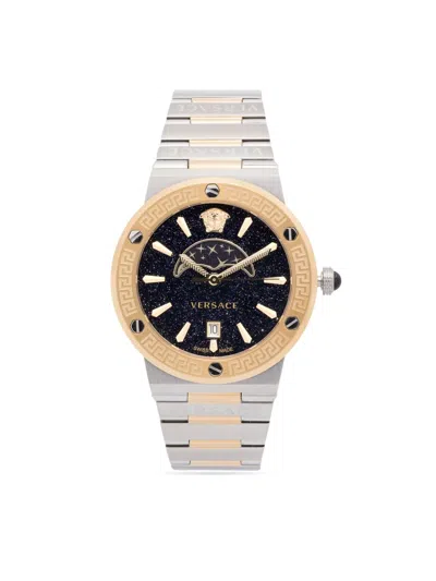 Versace Greca Moonphase 38mm In Black