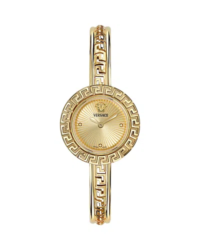 Versace Greca Pendant Watch, 28mm In Black